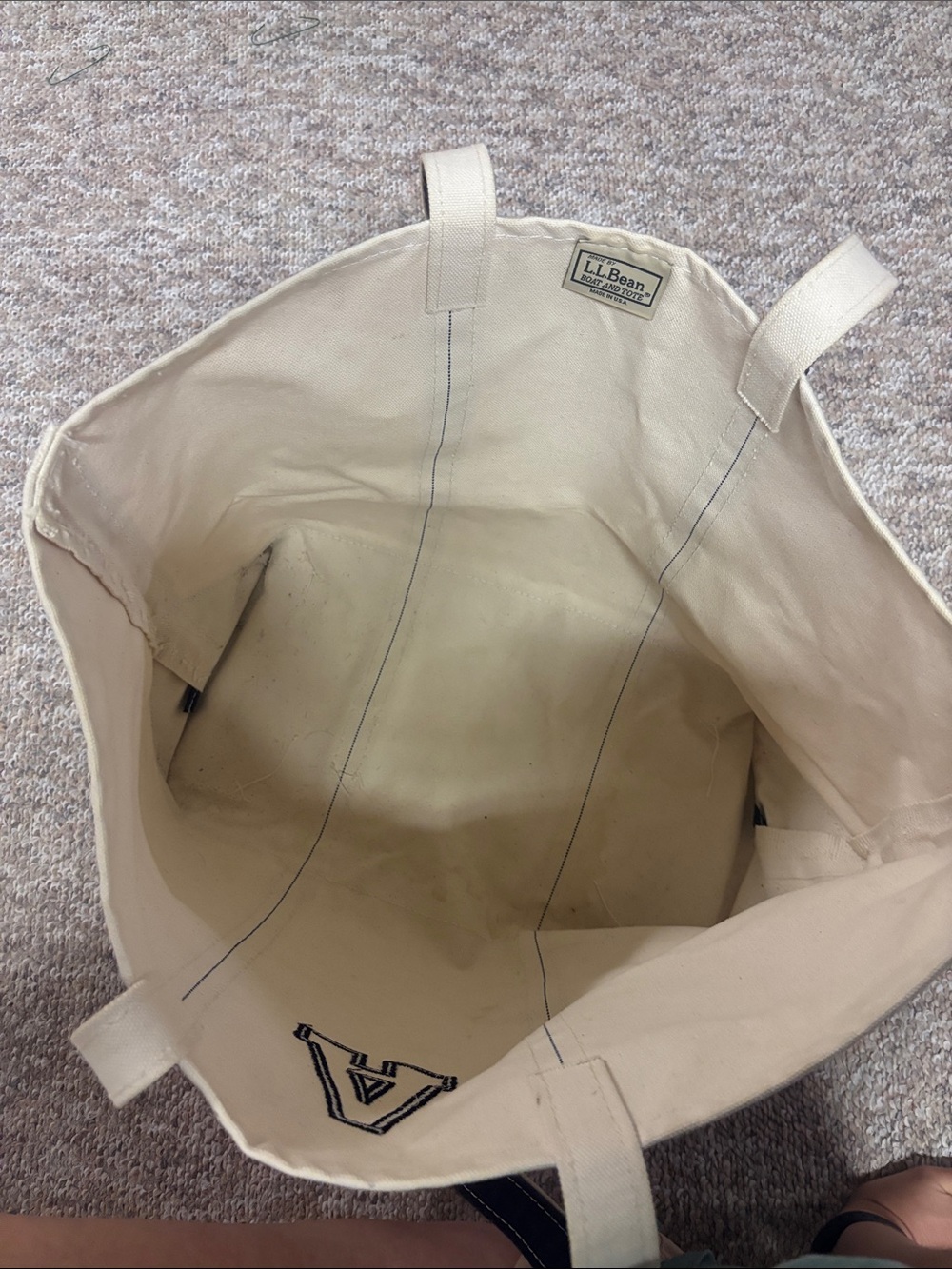 LL Bean Boat and Tote - Picture 3 of 3